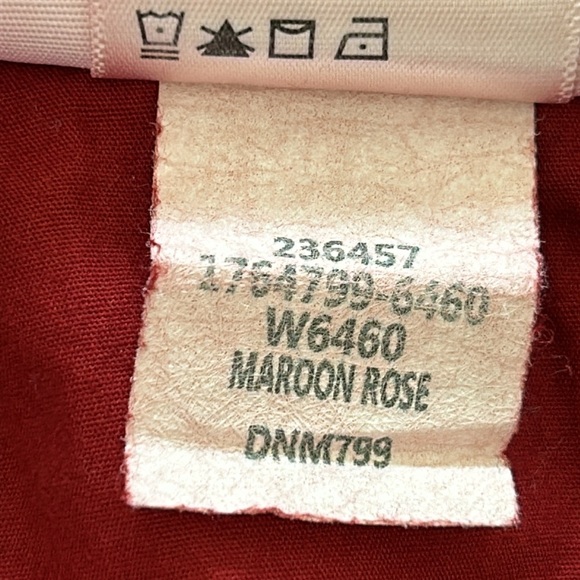 PAIGE Verdugo Ankle Jeans in Maroon Rose (Red) Sz 26 with MEASUREMENTS! - Picture 8 of 14